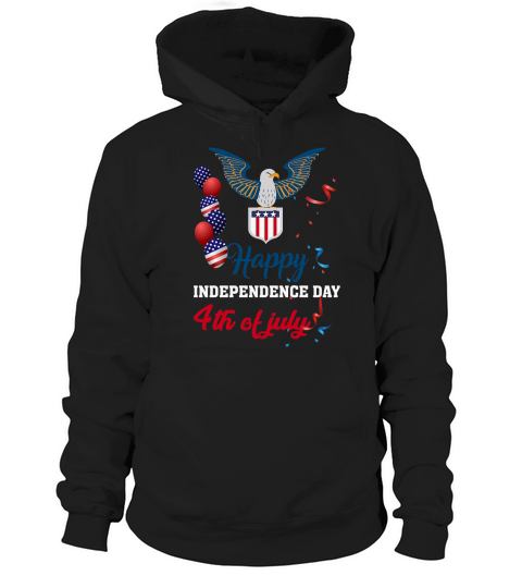Happy Independence Day 4th of July Hoodie Unisex
