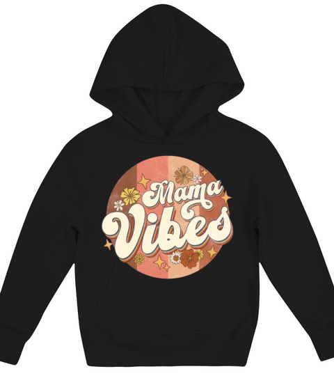 Amazing Mama vibes Retro vintage Kids Hoodie