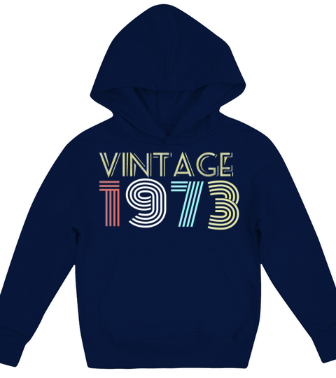 Vintage 1973 Kids Hoodie