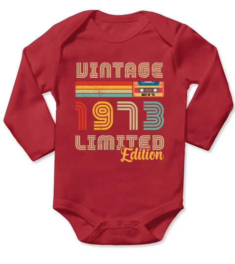 1973 original birthday Long Sleeve Baby One-Piece