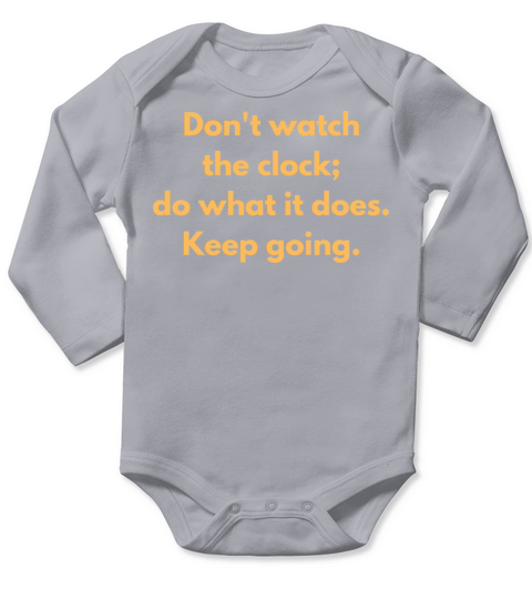 Inspirational and Motivational Quotes for Success Long Sleeve Baby One-Piece