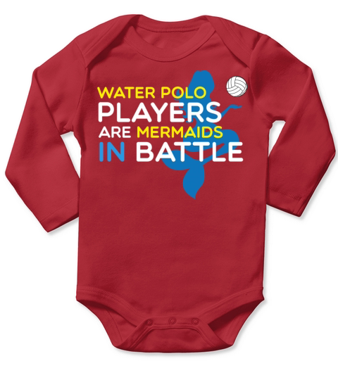 Water Polo Quote Long Sleeve Baby One-Piece