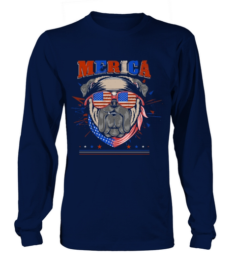 Merica 4th July Independence Day Long sleeved Unisex