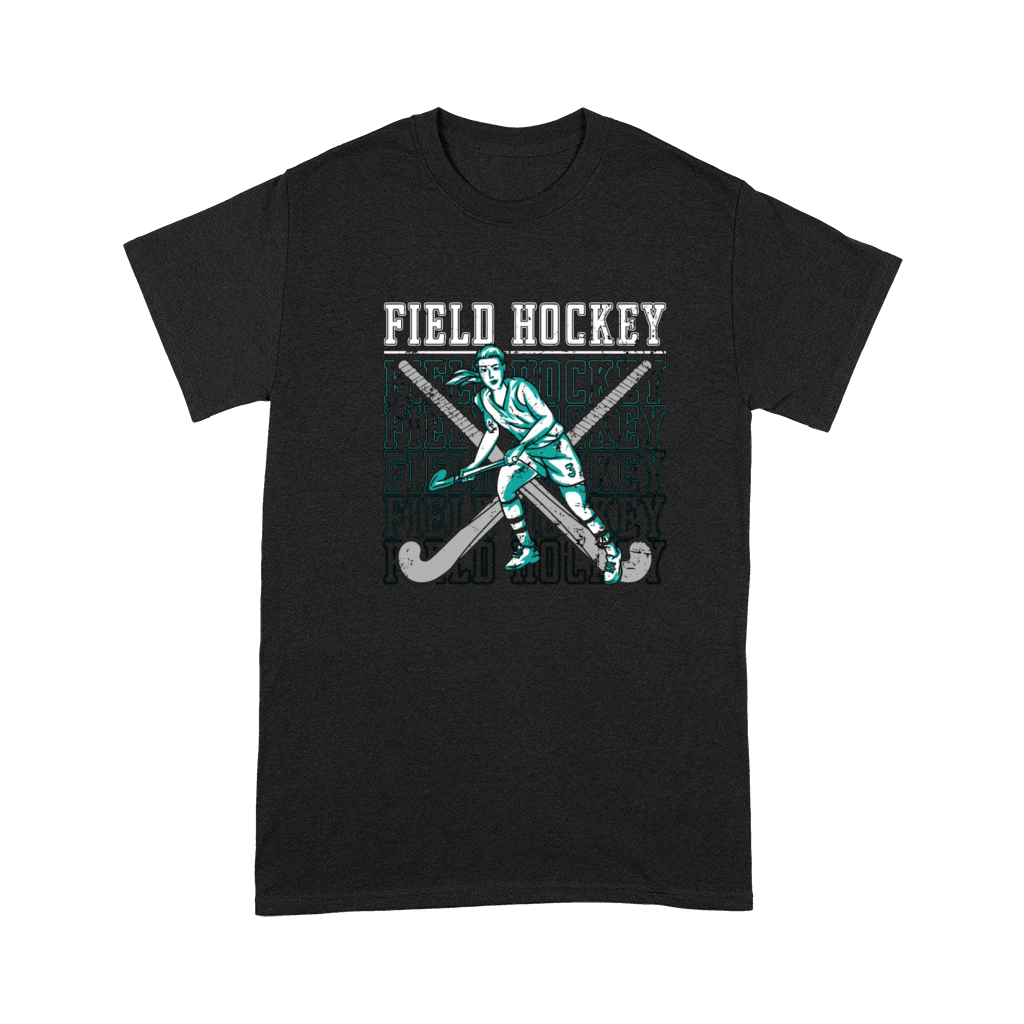 Field Hockey Floor Ball Hockey Goalie Goalkeeper Premium T-shirt