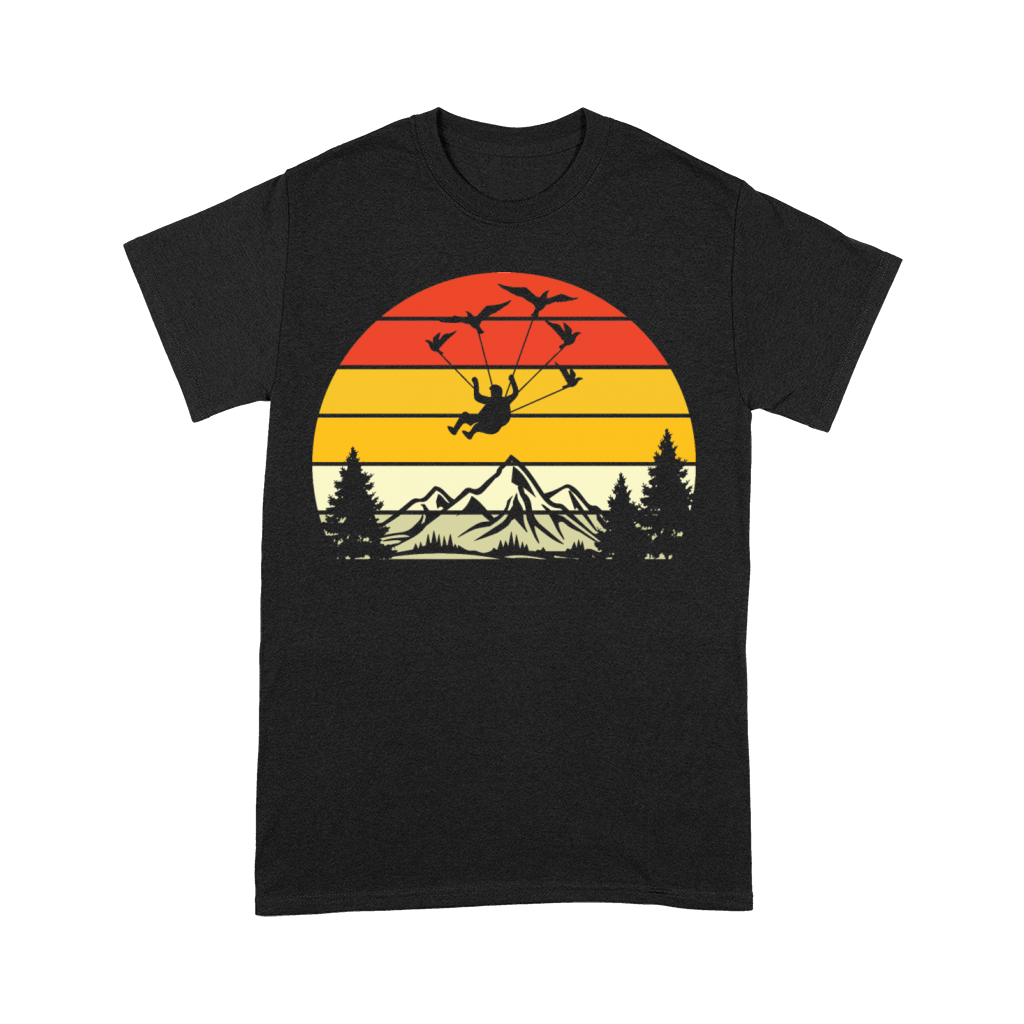 Vintage Skydiving Parachuting Retro Skydiver Premium T-shirt