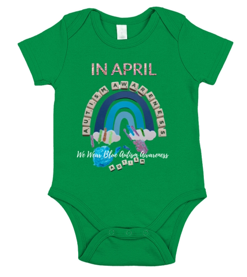 I Love Someone with Autism Short Sleeve Baby One-Piece