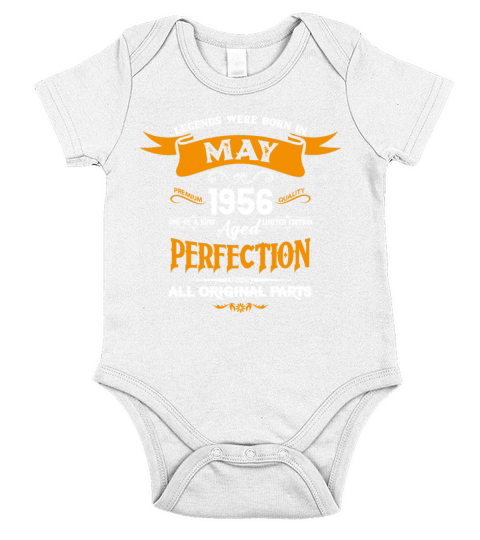 Legends Were Born In May 1956 Short Sleeve Baby One-Piece