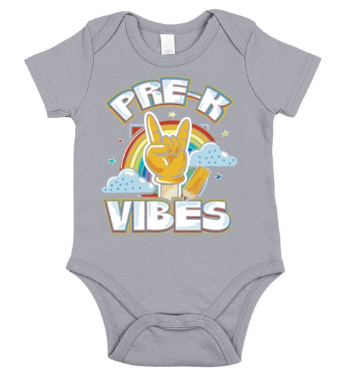 Pre-k Vibes Back To School Get Ready For School Pr Short Sleeve Baby One-Piece