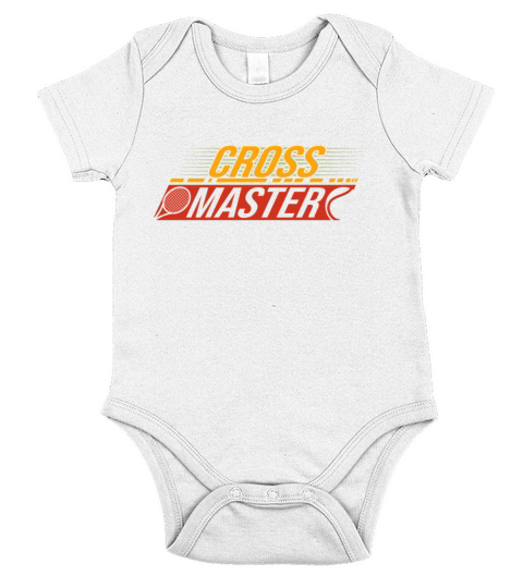 Tennis Art Cross Master Racket Sport Gift Idea Short Sleeve Baby One-Piece