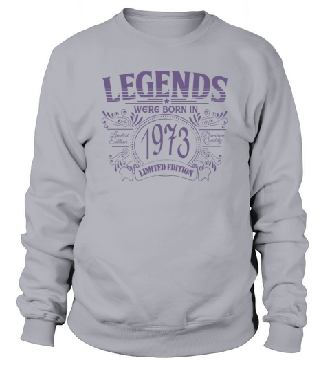 vintage 1973 birthday legend vintage with ornament Sweatshirt Unisex