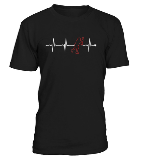 Lacrosse Heartbeat Fan Mom Goalie Lax Legend T-Shirt Unisex