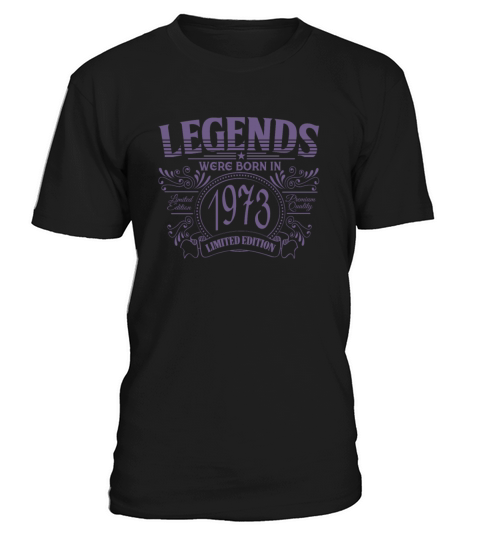 vintage 1973 birthday legend vintage with ornament T-Shirt Unisex
