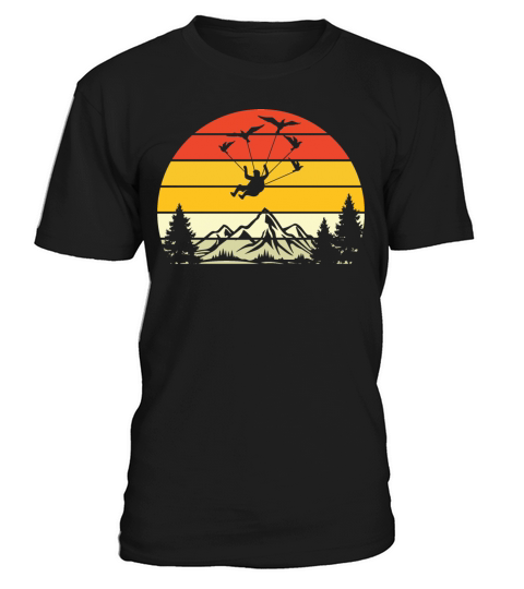 Vintage Skydiving Parachuting Retro Skydiver T-Shirt Unisex
