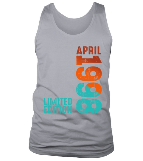 Since April 1998 Year 1998 Retro Vintage 1998 Tank Top Unisex