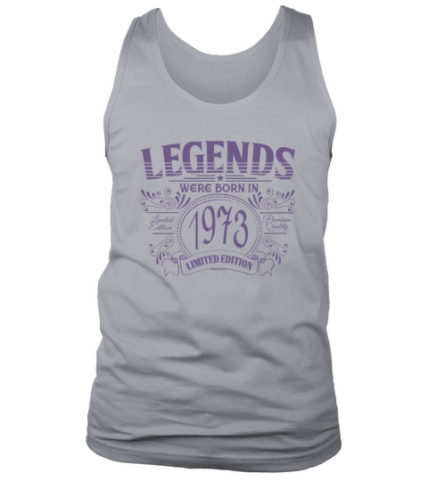 vintage 1973 birthday legend vintage with ornament Tank Top Unisex