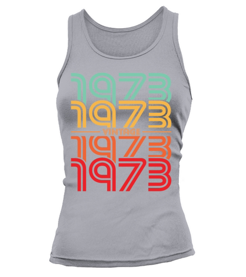 50th birthday vintage 1973 born in 1973 Tank top Woman