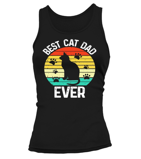 Best Cat Dad Ever Tank top Woman