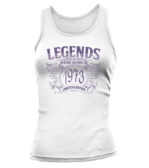 vintage 1973 birthday legend vintage with ornament Tank top Woman