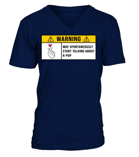 Awesome KPop saying for KPop lovers V-Neck T-shirt