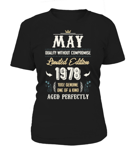 May 1978 Vintage Birthday Present Women's T-Shirt