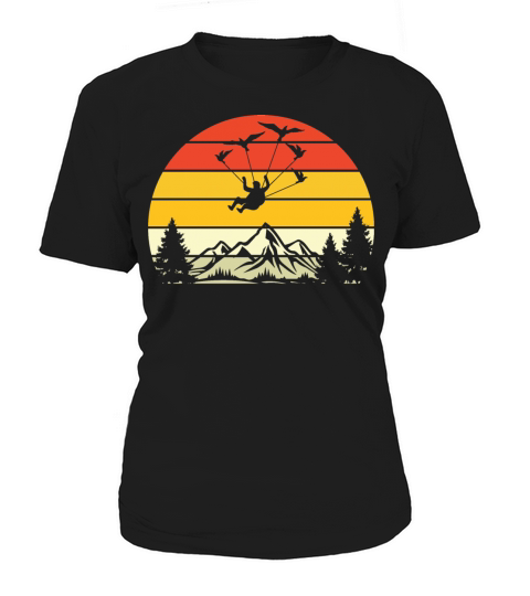 Vintage Skydiving Parachuting Retro Skydiver Women's T-Shirt