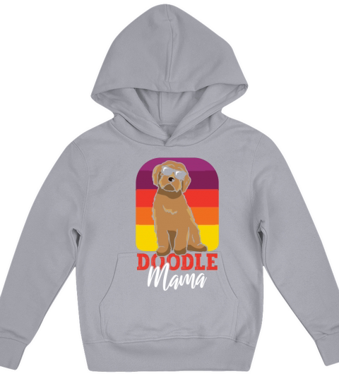 Womens Doodle Mama Labradoodle Goldendoodle Kids Hoodie
