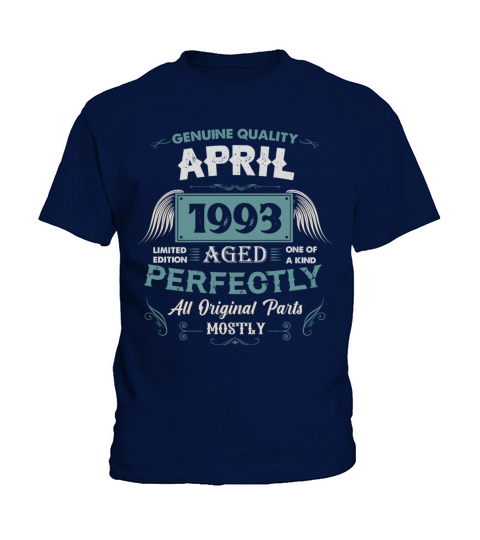 April 1993 Vintage Birthday Present Kids T-Shirt