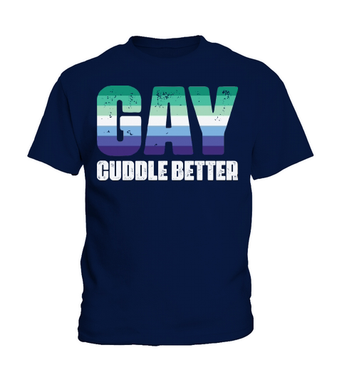 Chubby Guys Cuddle Better Gay Kids T-Shirt