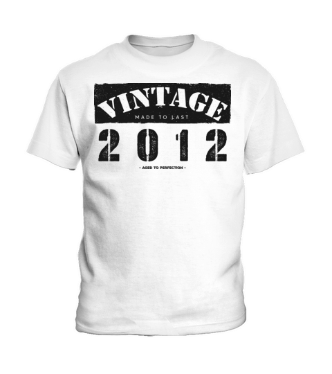 Vintage Classic 2012 11st Birthday - 11 Years Old Kids T-Shirt