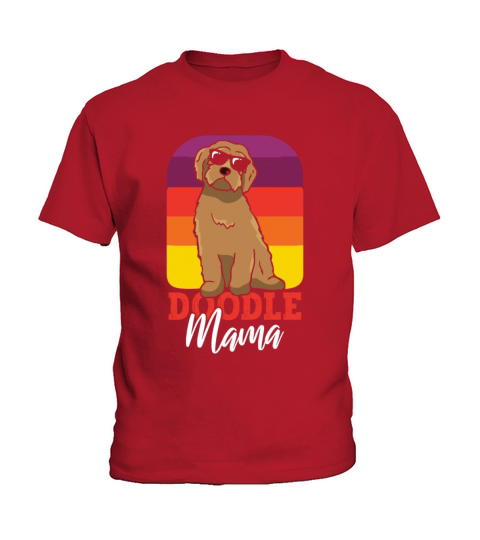 Womens Doodle Mama Labradoodle Goldendoodle Kids T-Shirt