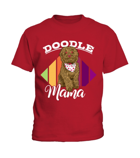 Womens Doodle Mama Labradoodle Goldendoodle Kids T-Shirt