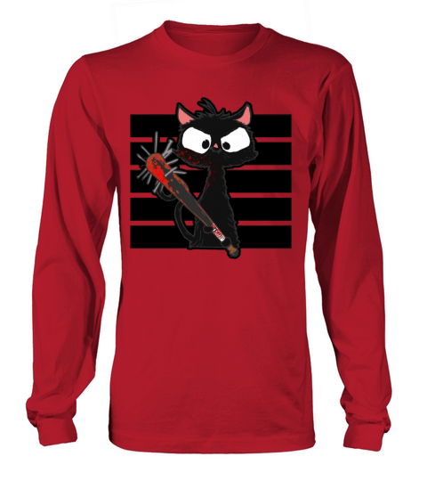 Halloween Retro Cat Vintage Cat Long sleeved Unisex