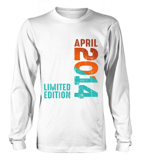 Since April 2014 Year 2014 Retro Vintage 2014 Long sleeved Unisex