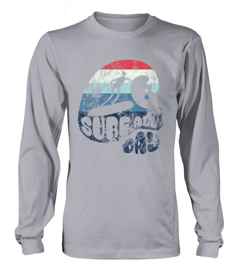 Surf all day - wave - Surfer - Sticker Long sleeved Unisex