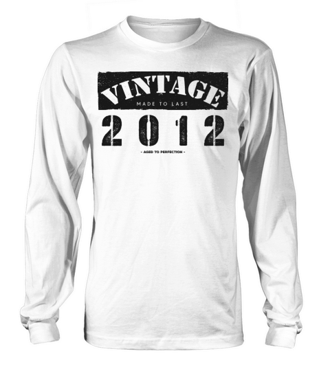 Vintage Classic 2012 11st Birthday - 11 Years Old Long sleeved Unisex