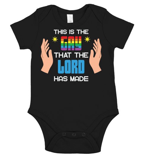 This Is The Gay The Short Sleeve Baby One-Piece