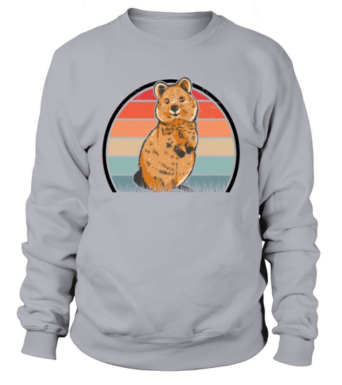 Quokka Vintage Short-tailed Kangaroo Retro Sweatshirt Unisex