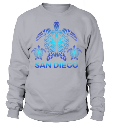 Vintage San Diego California CA Turtle Souvenirs Sweatshirt Unisex