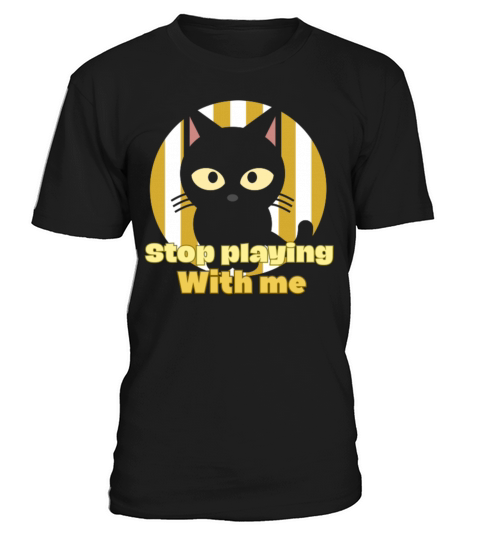 Dont playing with me cat vintage t-shirt T-Shirt Unisex