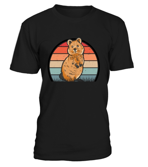 Quokka Vintage Short-tailed Kangaroo Retro T-Shirt Unisex