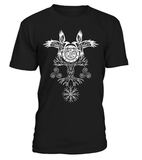 Viking Celtic Huginn Muninn Odin s Ravens Vikings T-Shirt Unisex