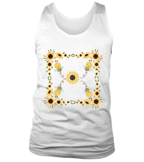 Bee on a sunflower gift Tank Top Unisex