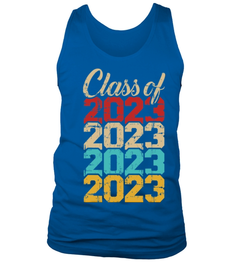Class of 2023 vintage retro T Shirt Tank Top Unisex