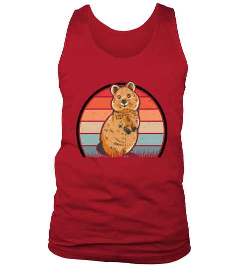 Quokka Vintage Short-tailed Kangaroo Retro Tank Top Unisex