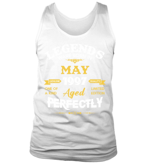 Vintage Aged To Perfection May 1997 Tank Top Unisex