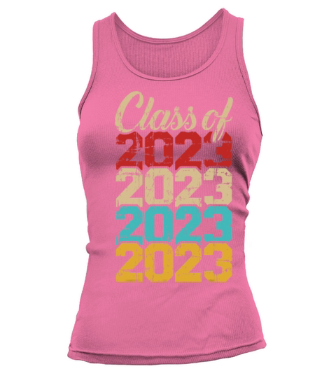 Class of 2023 vintage retro T Shirt Tank top Woman