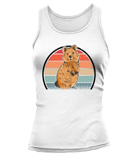 Quokka Vintage Short-tailed Kangaroo Retro Tank top Woman
