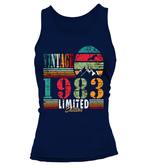 Retro Birthday Year Vintage 1983 Tank top Woman