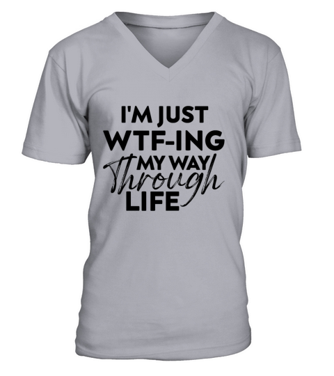 Funny Cute Sarcastic Sarcasm Comedy Sassy Ladies V-Neck T-shirt