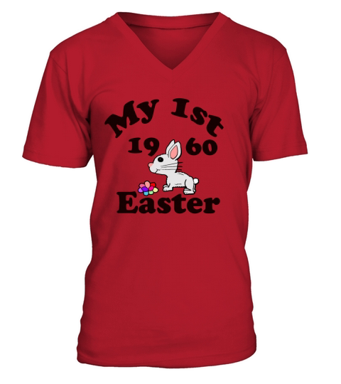 My 1st Easter 1960 V-Neck T-shirt